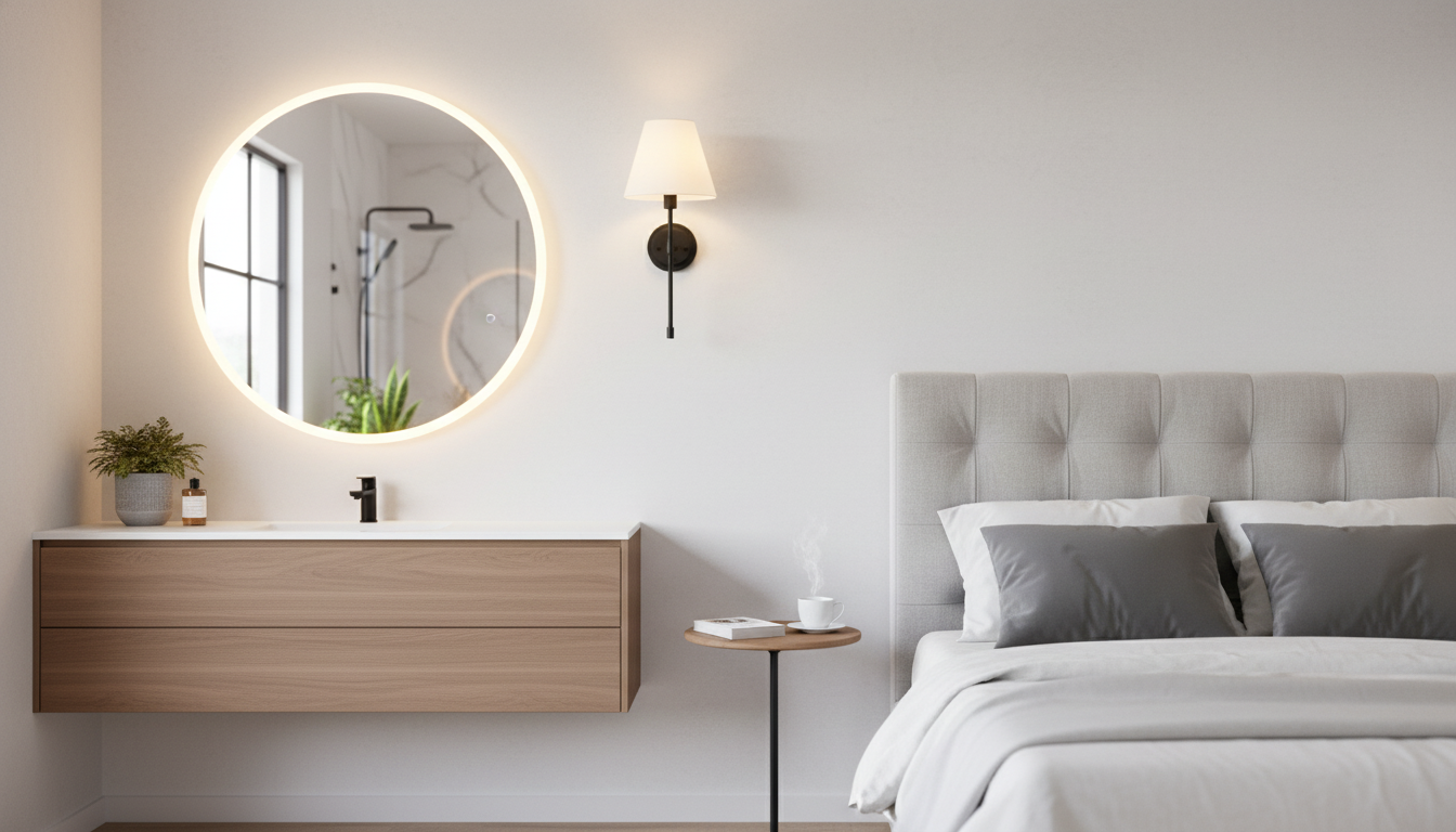 Modern LED Wall Sconces: Bathroom, Bedroom & Hallway Tips